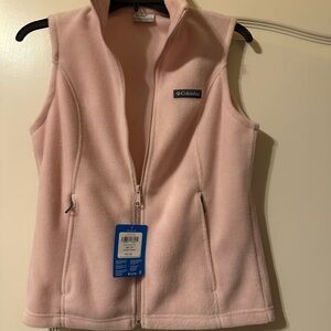 Columbia Women's Soft Pink Fleece Vest
